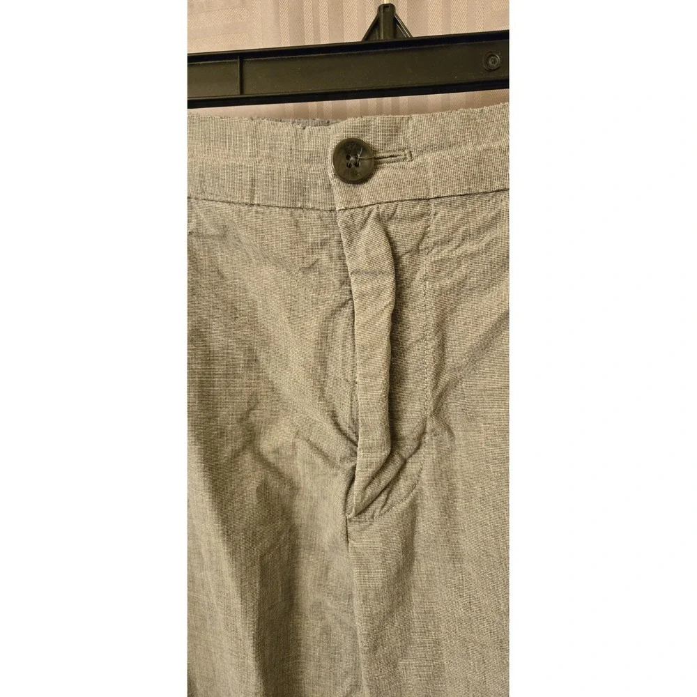 Banana Republic Kentfield Gray Chino Pants Men 33x34 (Fits 33x32) Flat Front‎